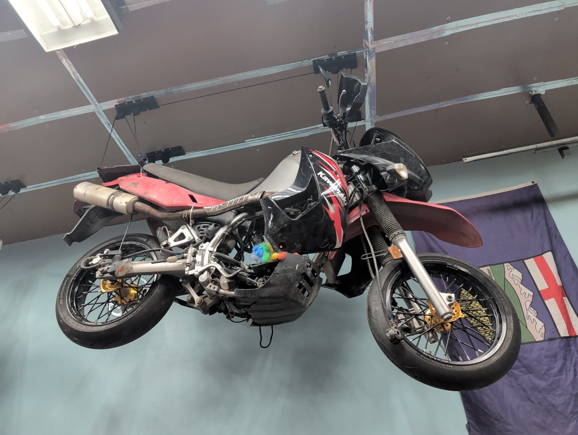 2008 Kawasaki KLR650 Radiator Shrouds